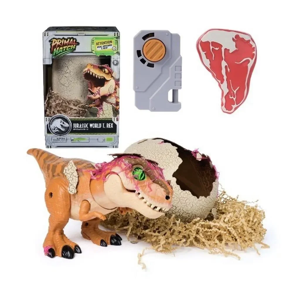 Jurassic World Primal Hatch T-Rex Specimen Interactive Hatching Dinosaur Toy New